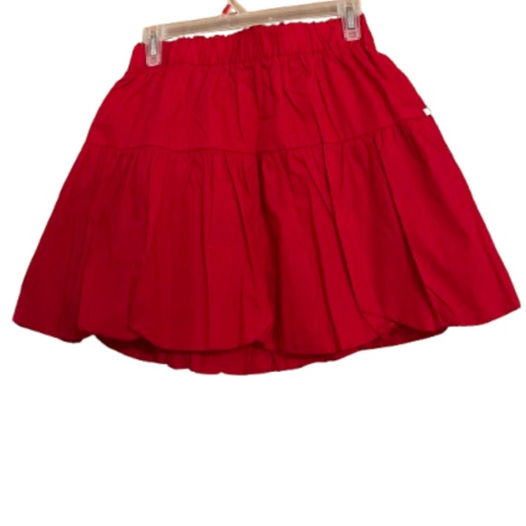 Pants Store Women’s Red and White Bow Detail Skater 100% Cotton Skirt Lined Sz-S - Picture 5 of 5